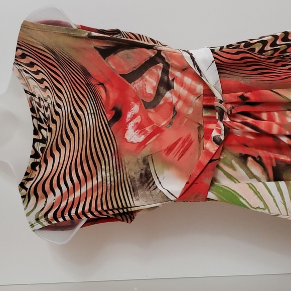 Flattering fit! Clientele Swingy Dress Tie Back Med 36-38 bust - Picture 7 of 13